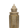 Brass Floor Lantern - Moroccan Home Accent