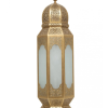 Moroccan Floor Lantern - Rustic Brass Elegance