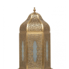Handcrafted Brass Lantern - Moroccan Floor Elegance