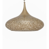Moroccan Brass Pendant Lamp - Elegance from Above