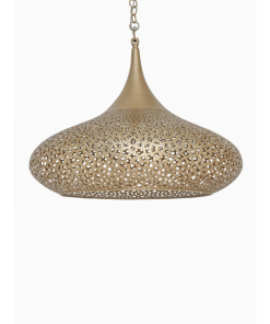 Moroccan Brass Pendant Lamp - Elegance from Above