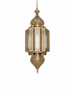 Handcrafted Brass Ceiling Lamp - Moroccan Radiance