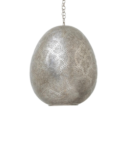 Brass Ceiling Lamp - Authentic Moroccan Elegance