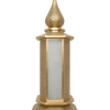 Elegant Brass Floor Lantern - Moroccan Nights