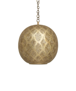 Brass Pendant Ceiling Lamp - Rustic Moroccan Vibe