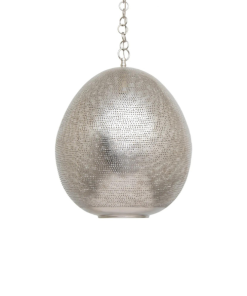 Intricate Pendant Brass Lamp - Moroccan Brilliance