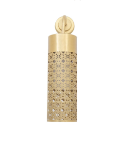 Intricate Brass Wall Light - Moroccan Inspired Charm