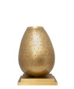 Brass Floor Lantern - Authentic Moroccan Charm