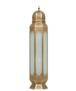 Moroccan Brass Lantern - Floor Illumination