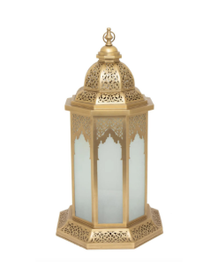 Handmade Floor Brass Lantern - Moroccan Elegance